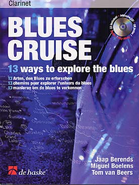 Illustration blues cruise avec cd clarinette
