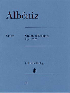 Illustration albeniz chants d'espagne, recueil