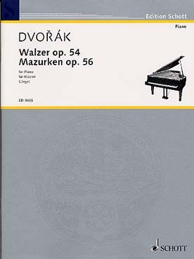 Illustration dvorak valses op. 54 et mazurkas op. 56