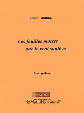 Illustration de Les Feuilles mortes que le vent soulève