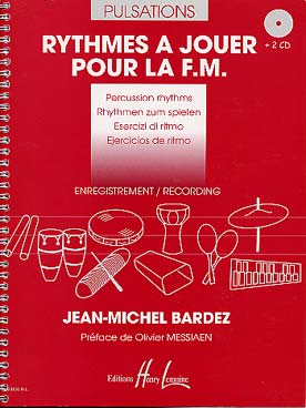 Illustration de Pulsations : rythmes à jouer pour la F.M., avec 2 CD