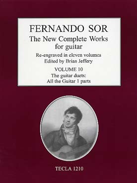 Illustration de Œuvres complètes (éd. 2005) - Vol. 10 : œuvres complètes pour 2 guitares, partie de guitare 1 seulement