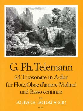 Illustration telemann triosonate en la maj