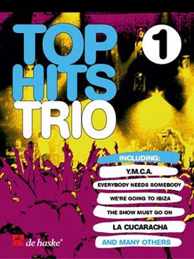 Illustration top hits trio violon