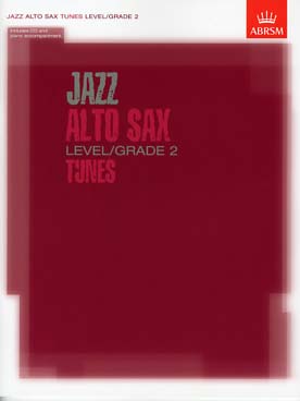 Illustration jazz alto sax tunes avec cd grade 2