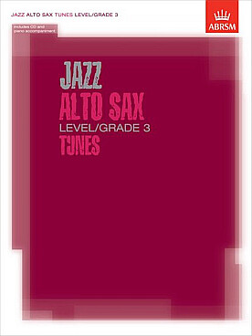 Illustration jazz alto sax tunes avec cd grade 3