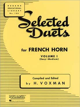 Illustration de Selected duets for horns - Vol. 1 (easy-medium)