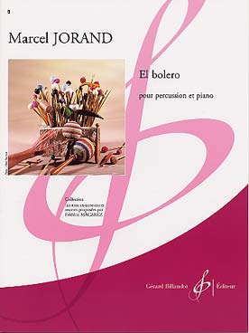 Illustration jorand el bolero pour percussion/piano