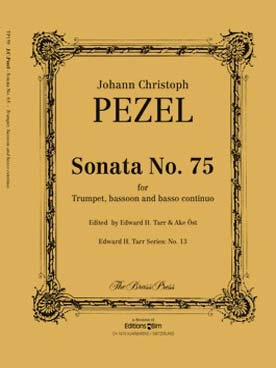 Illustration de Sonata N° 75 pour trompette et basson