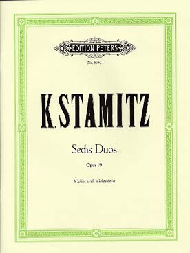 Illustration stamitz duos (6) op. 19 violon et cello