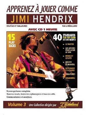 Illustration apprenez a jouer comme j. hendrix +cd