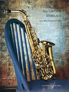 Illustration lacour entrelacs pour saxo alto et flute