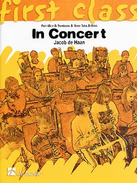 Illustration de First class in concert - Partie 4 en si b clé de fa : trombone/ baryton/basse