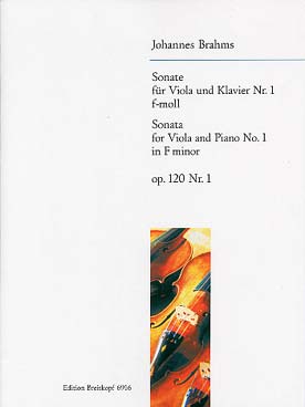 Illustration de Sonate op. 120 N° 1 en fa m - éd. Breitkopf