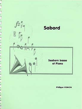 Illustration de Sabord pour saxhorn basse et piano