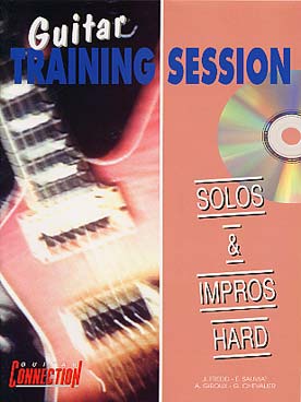 Illustration guitar training session + cd solos hard