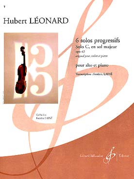 Illustration de 6 Solos progressifs op. 62 (tr. Lainé) - Solo C en sol M