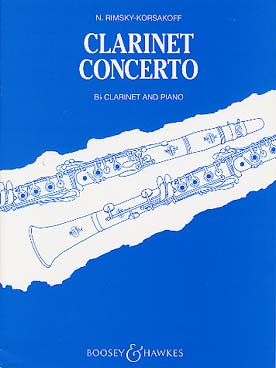 Illustration de Concerto pour clarinette et orchestre, réd. clarinette et piano