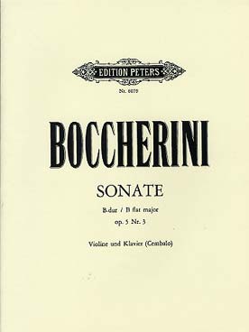 Illustration boccherini sonate op. 5 en si maj