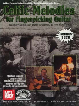 Illustration de CELTIC MELODIES for fingerpicking avec CD