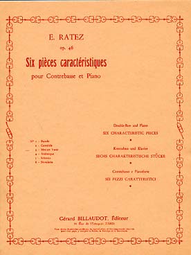 Illustration de 6 Pièces caractéristiques op. 46 - N° 3 : Menuet varié