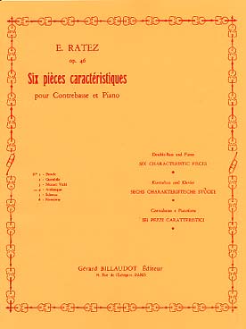 Illustration de 6 Pièces caractéristiques op. 46 - N° 4 : Arabesque