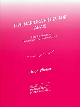 Illustration de 5 Marimba pieces for Anaïs