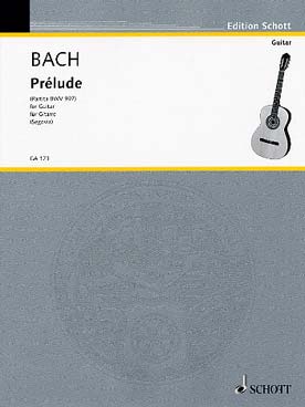 Illustration de Prélude en la m de la suite BWV 997 (tr. Segovia)