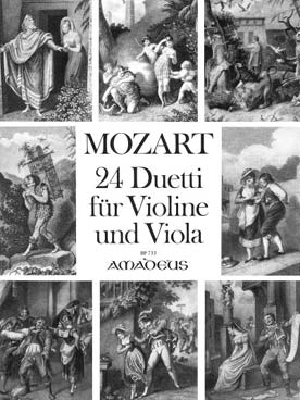 Illustration de 24 Duos d'après la flûte enchantée et Don Giovanni de Mozart (tr. Morgan)