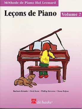 Illustration de MÉTHODE DE PIANO HAL LEONARD - Leçons Vol. 2 avec CD play-along