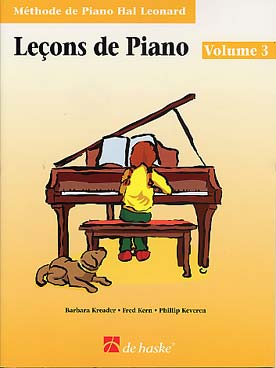Illustration de MÉTHODE DE PIANO HAL LEONARD - Leçons Vol. 3 avec CD play-along