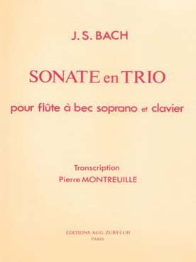 Illustration de Sonate en trio BWV 529 (tr. Montreuille)