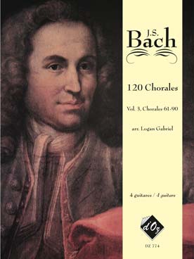 Illustration bach js chorals pour 4 guitares vol. 3