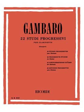 Illustration gambaro 22 etudes progressives