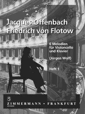 Illustration offenbach melodies (6) vol. 1 (flotow)