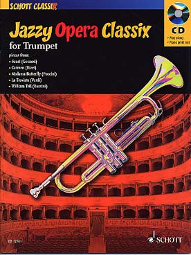 Illustration de JAZZY OPERA CLASSIX avec CD : airs célèbres arrangés dans le style jazz