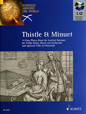 Illustration thistle & minuet : 16 pieces faciles