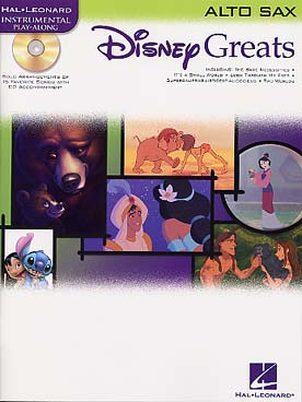 Illustration de DISNEY GREATS : 15 airs de Aladdin, Le livre de la jungle, La Belle et la Bête, Lilo & Stitch...