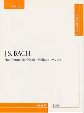 Illustration bach js nun komm' der heiden heiland