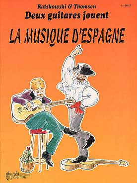 Illustration de 2 Guitares jouent... (Gitarren spielen) - la musique d'Espagne