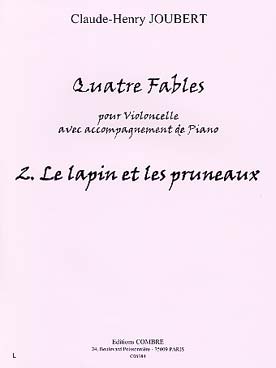 Illustration de 4 Fables - N° 2 : Le lapin et les pruneaux