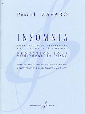 Illustration zavaro insomnia pour vibraphone/piano