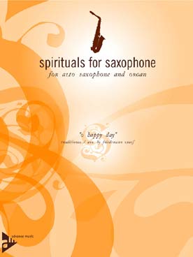 Illustration de O HAPPY DAY (tr. Friedemann Graef) pour saxophone et orgue