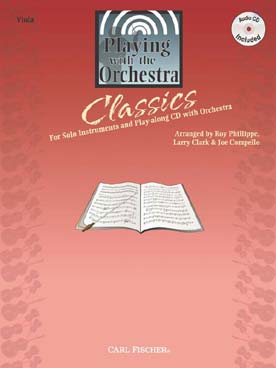 Illustration de PLAYING WITH THE ORCHESTRA CLASSICS avec CD de l'orchestre