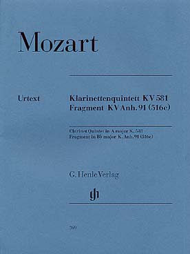 Illustration mozart quintette k 581 clarinette/cordes