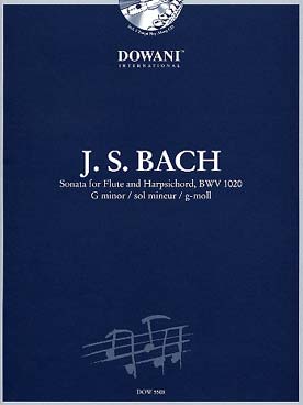 Illustration bach js sonate bwv 1020 n° 7 en sol min