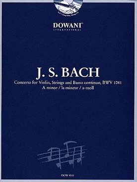 Illustration de Concerto BWV 1041 en la m (violon + réd. piano + CD)