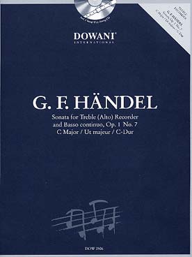 Illustration haendel sonate op. 1/7 en do maj