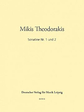 Illustration theodorakis sonatines n° 1 et n° 2