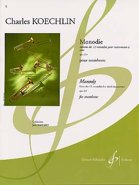 Illustration de Monodie op. 213 extraite des 12 monodies pour instruments à vent